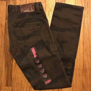 Rock & Roll Cowgirl Jeans Slim Skinny Camo Sz 27